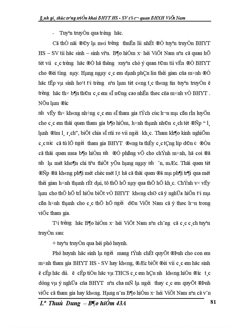 image for page Đánh giá thực trạng triển khai BHYT HS SV tại cơ quan Bảo hiểm xã hội Việt Nam 1