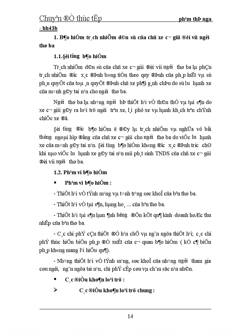 image for page Tình hình triển khai bảo hiểm vật chất xe cơ giới và TNDS của chủ xe đối với người thứ ba tại PTI Hải Phòng 1