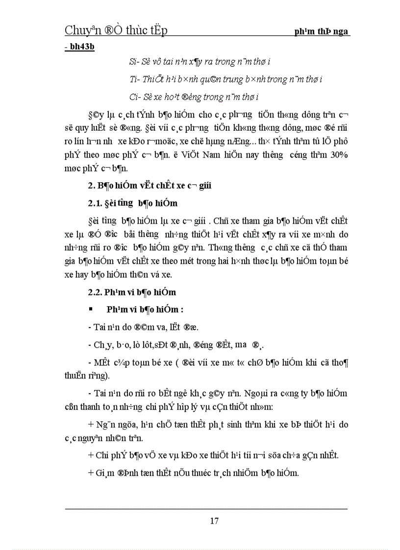 image for page Tình hình triển khai bảo hiểm vật chất xe cơ giới và TNDS của chủ xe đối với người thứ ba tại PTI Hải Phòng 1