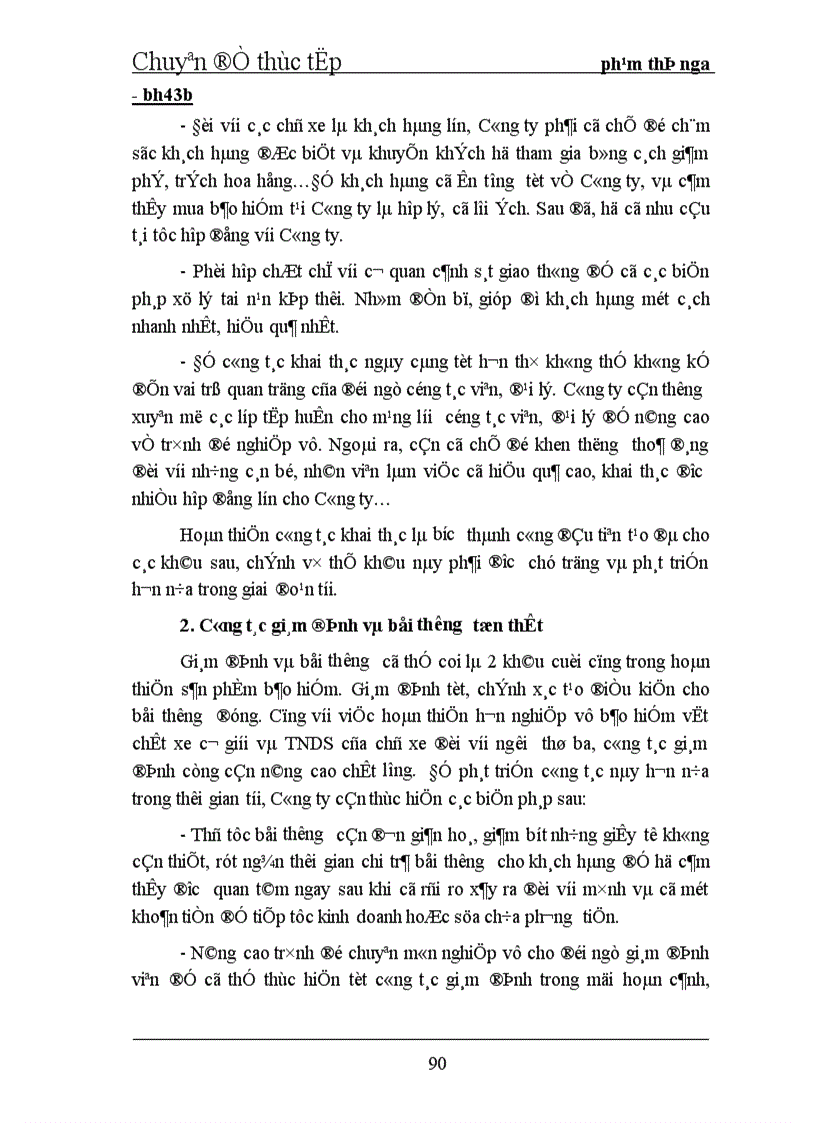 image for page Tình hình triển khai bảo hiểm vật chất xe cơ giới và TNDS của chủ xe đối với người thứ ba tại PTI Hải Phòng 1