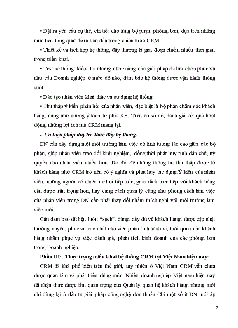 image for page Một số giải pháp để triển khai và duy trì thành công hệ thống CRM này ở các doanh nghiệp Việt Nam