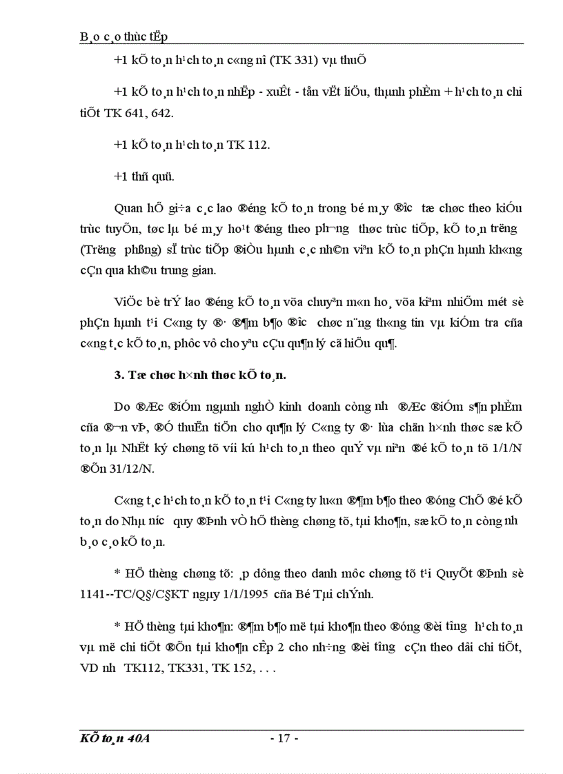 image for page Báo cáo tổng hợp tình hình tổ chức bộ máy kế toán và công tác kế toán của Công ty Sơn tổng hợp Hà Nội 1