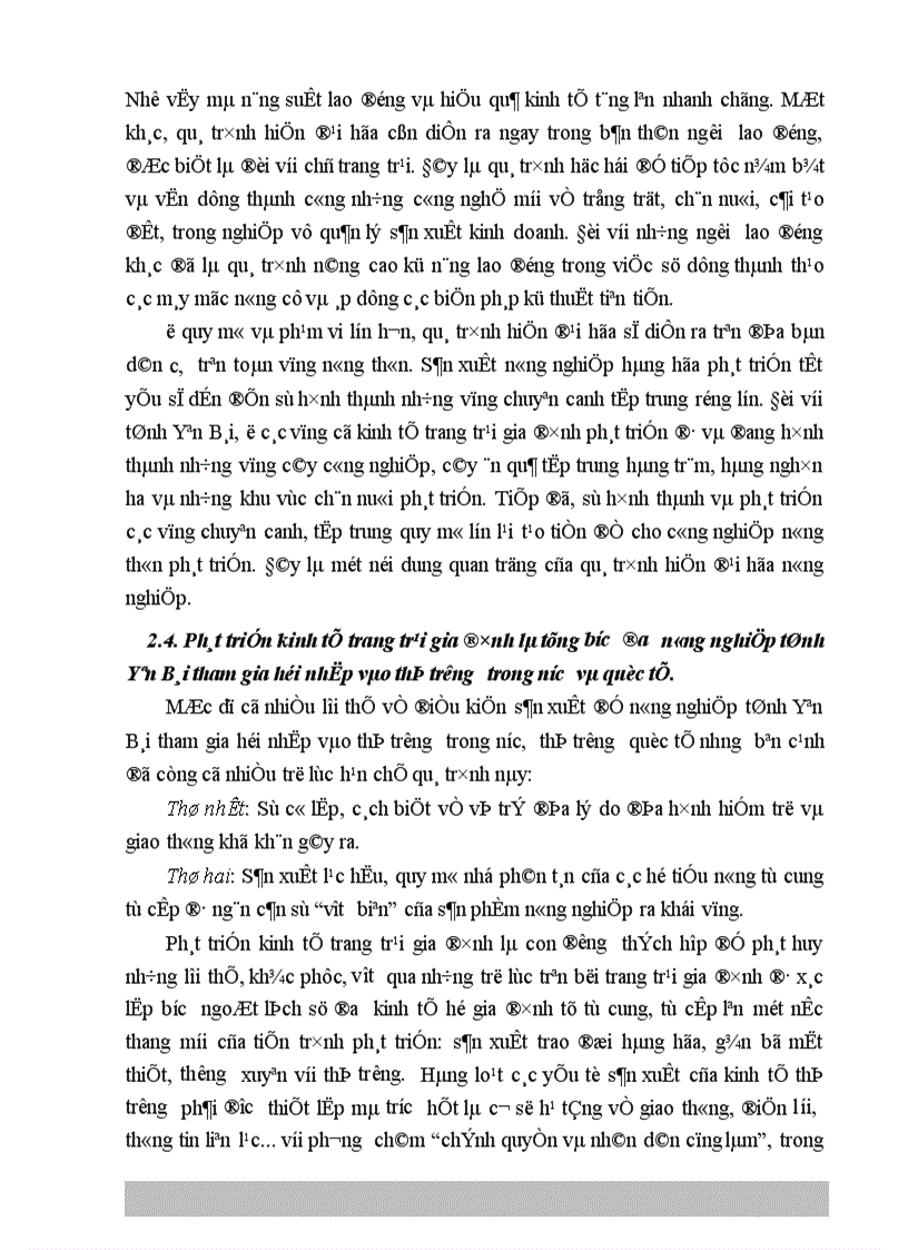 image for page Một số giải pháp chủ yếu phát triển kinh tế trang trại gia đình tỉnh Yên Bái đến năm 2005