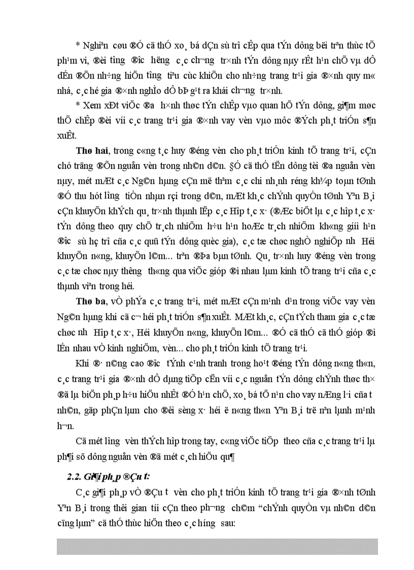 image for page Một số giải pháp chủ yếu phát triển kinh tế trang trại gia đình tỉnh Yên Bái đến năm 2005