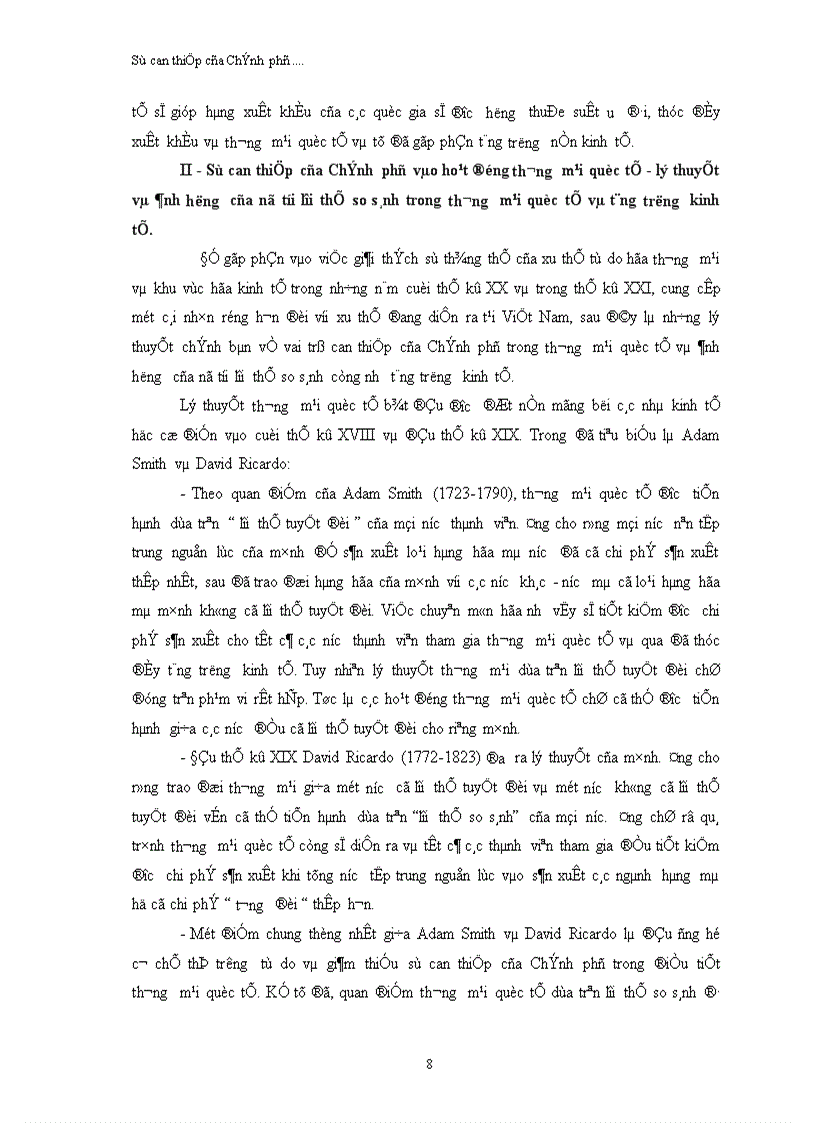 image for page Sự can thiệp của Chính phủ vào hoạt động tMQT1 trong tiến trình hội nhập của Việt Nam thông qua các biện pháp tài chính