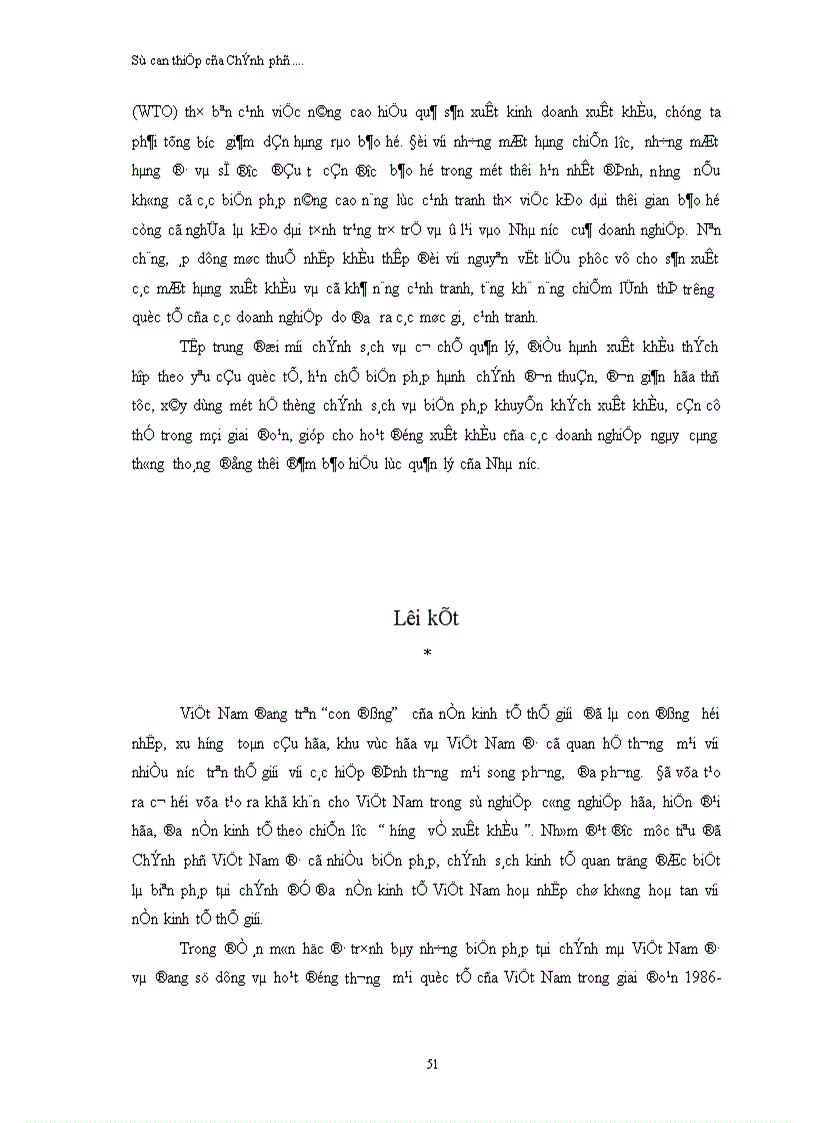 image for page Sự can thiệp của Chính phủ vào hoạt động tMQT1 trong tiến trình hội nhập của Việt Nam thông qua các biện pháp tài chính