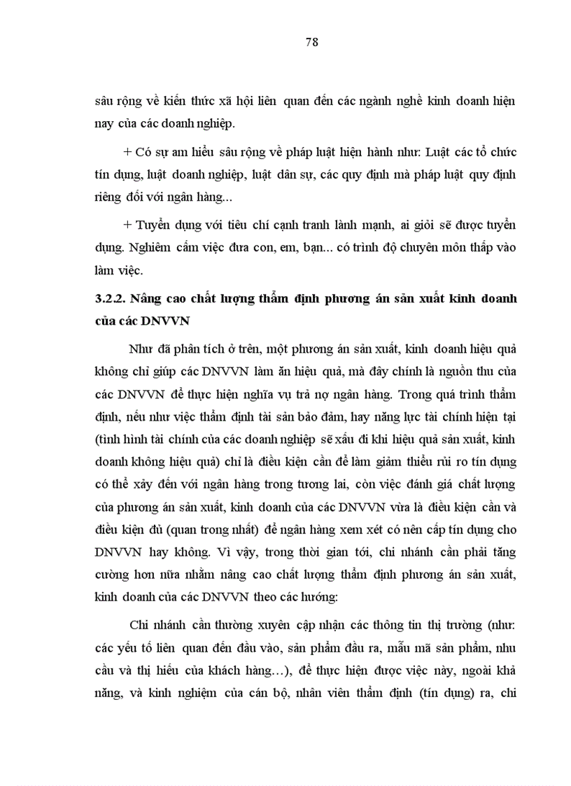 image for page Nâng cao chất lượng thẩm định tín dụng ngắn hạn đối với doanh nghiệp vừa và nhỏ tại NHNo PTNT chi nhánh Nam Hà Nội