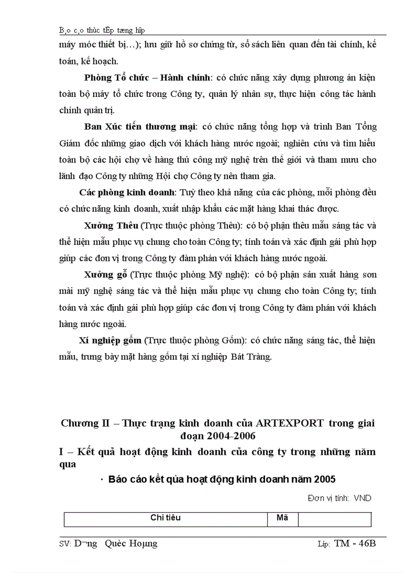 image for page Báo cáo thực tập tổng hợp của Công ty Xuất nhập khẩu thủ công mỹ nghệ Việt Nam