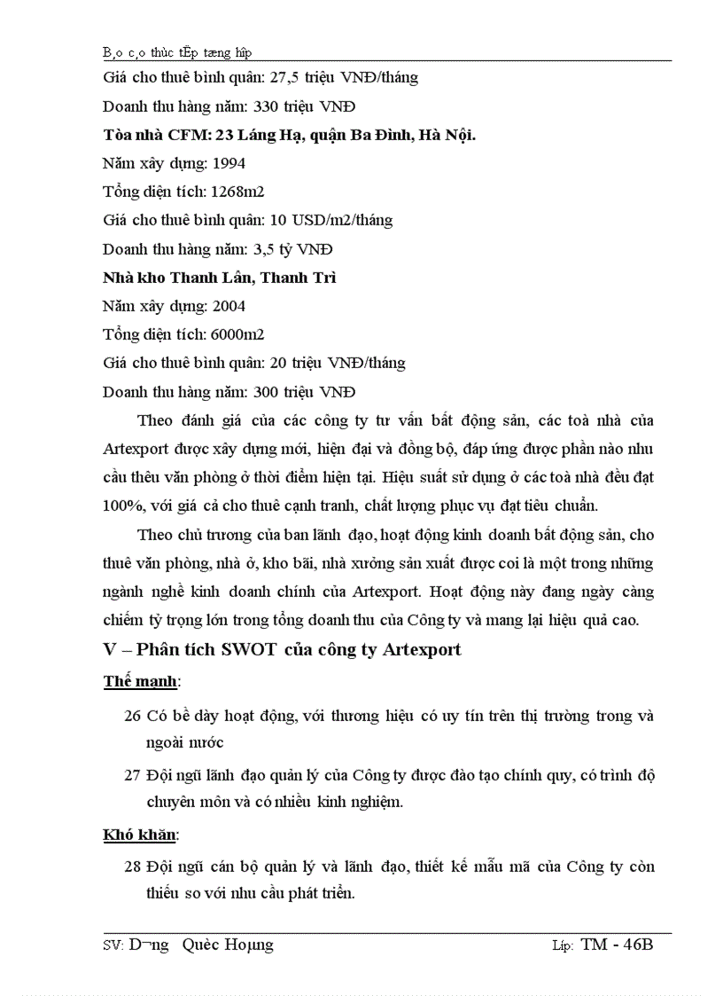 image for page Báo cáo thực tập tổng hợp của Công ty Xuất nhập khẩu thủ công mỹ nghệ Việt Nam