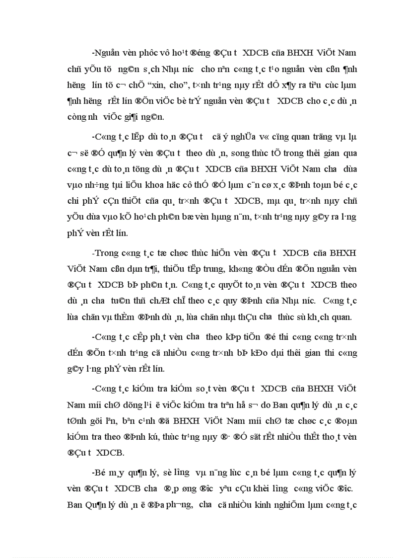 image for page Hoàn thiện quản lý vốn đầu tư Xây dựng cơ bản của Bảo hiểm xã hội Việt Nam 1