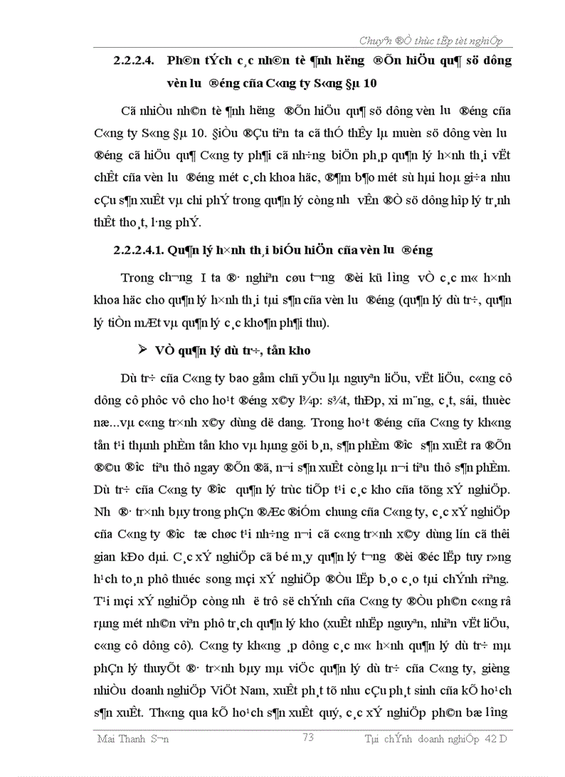 image for page Một số giải pháp nâng cao hiệu quả sử dụng vốn lưu động tại Công ty Sông Đà 10 1
