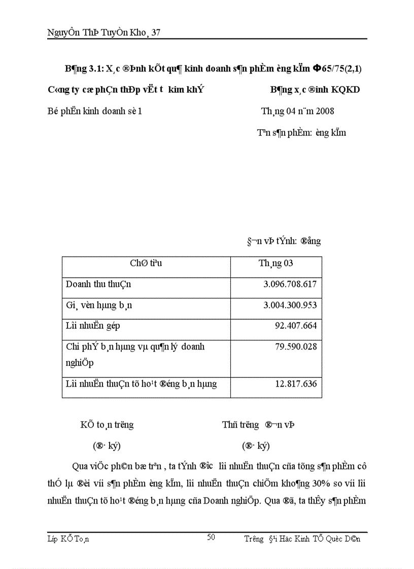 image for page Hoàn thiện công tác kế toán bán hàng và xác định kết quả bán hàng tại công ty cổ phần thép vật tư kim khí 1