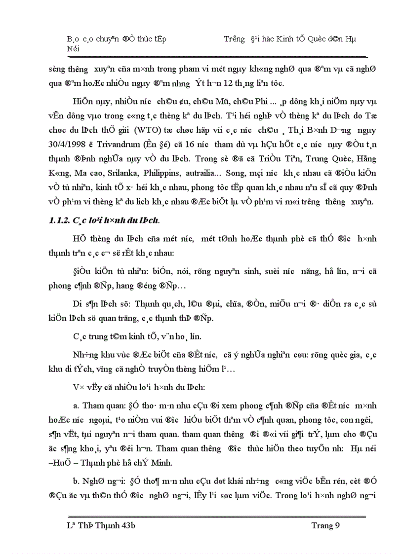 image for page Nghiên cứu thống kê khách du lịch quốc tế vào Việt Nam thời kỳ 1990 2004 và dự đoán đến năm 2007