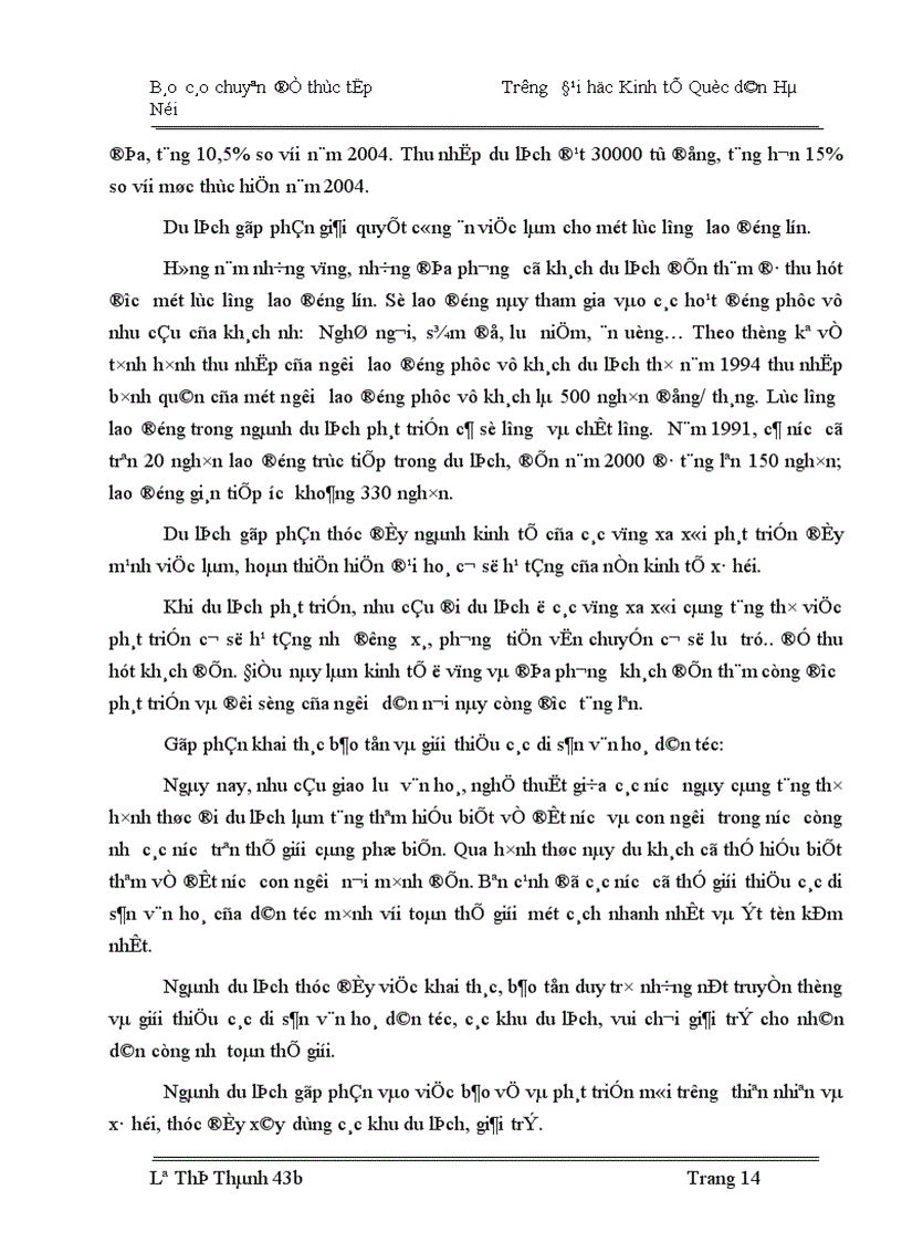 image for page Nghiên cứu thống kê khách du lịch quốc tế vào Việt Nam thời kỳ 1990 2004 và dự đoán đến năm 2007