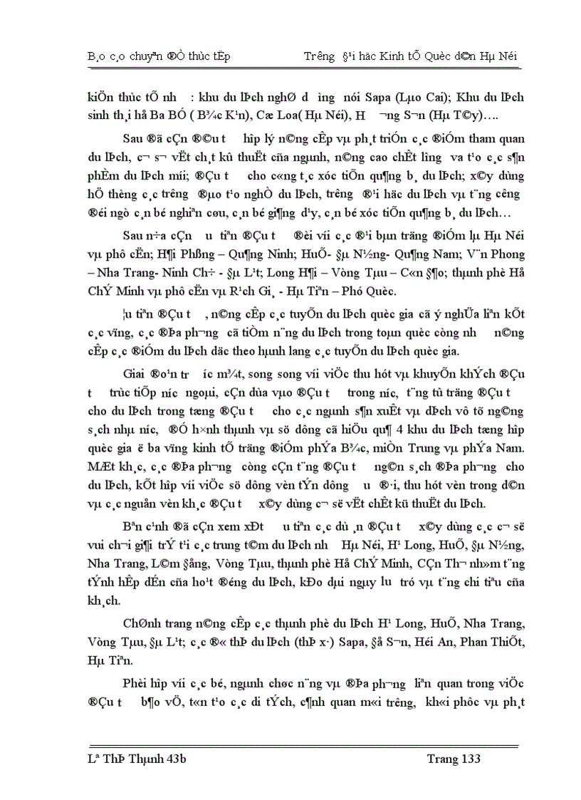 image for page Nghiên cứu thống kê khách du lịch quốc tế vào Việt Nam thời kỳ 1990 2004 và dự đoán đến năm 2007