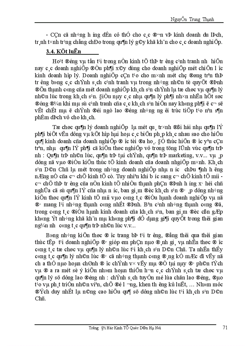 image for page hoàn thiện công tác quản lý và sử dụng nhân lực tại khách sạn Dân Chủ 1