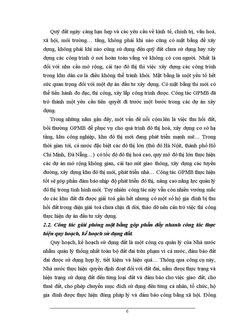 image for page Thực trạng và giải pháp đẩy nhanh tiến độ thực hiện công tác giải phóng mặt bằng trên địa bàn các đô thị