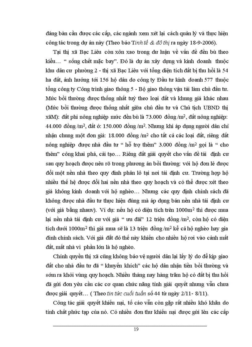 image for page Thực trạng và giải pháp đẩy nhanh tiến độ thực hiện công tác giải phóng mặt bằng trên địa bàn các đô thị