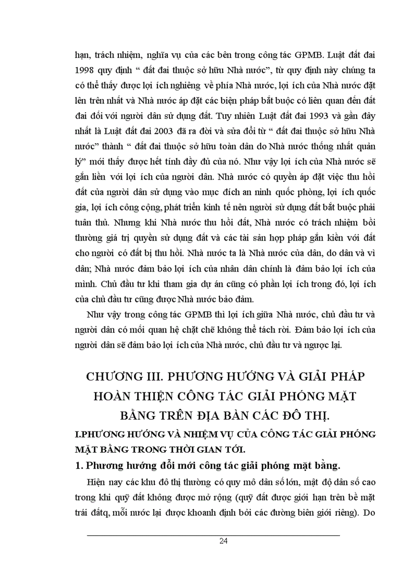 image for page Thực trạng và giải pháp đẩy nhanh tiến độ thực hiện công tác giải phóng mặt bằng trên địa bàn các đô thị