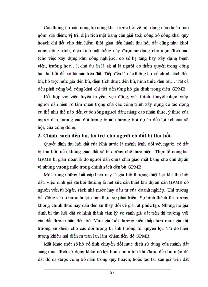 image for page Thực trạng và giải pháp đẩy nhanh tiến độ thực hiện công tác giải phóng mặt bằng trên địa bàn các đô thị