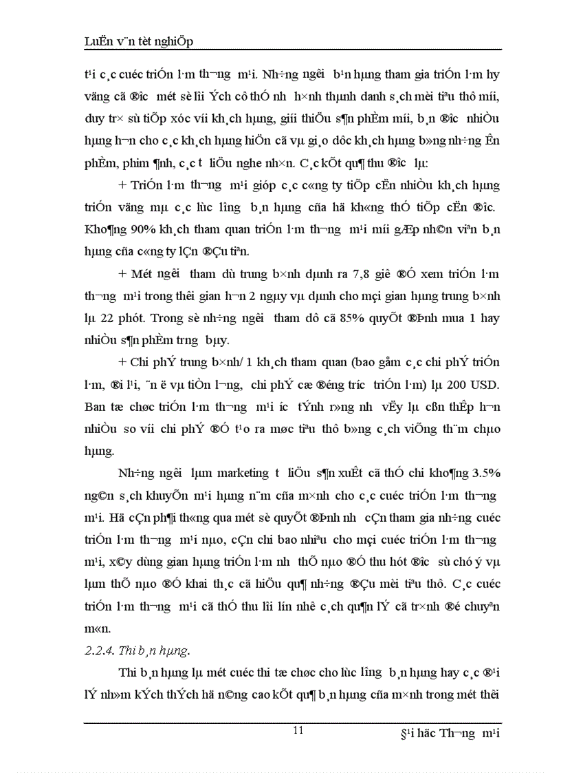 image for page Thực trạng nghiệp vụ xúc tiến bán tại công ty TNHH Cơ Kim Khí Sơn Hà 1