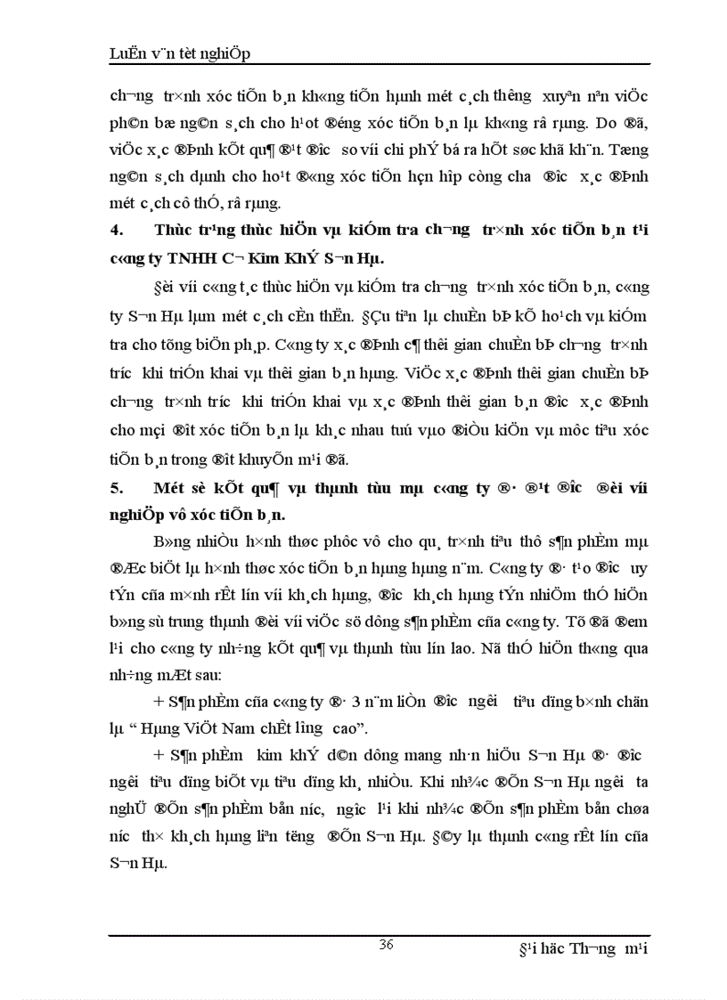 image for page Thực trạng nghiệp vụ xúc tiến bán tại công ty TNHH Cơ Kim Khí Sơn Hà 1