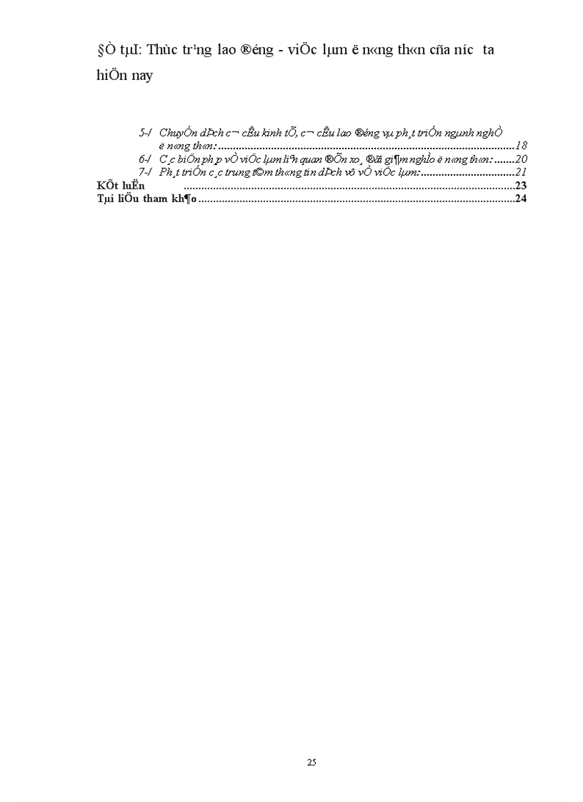 image for page Thực trạng lao động việc làm ở nông thôn của nước ta hiện nay