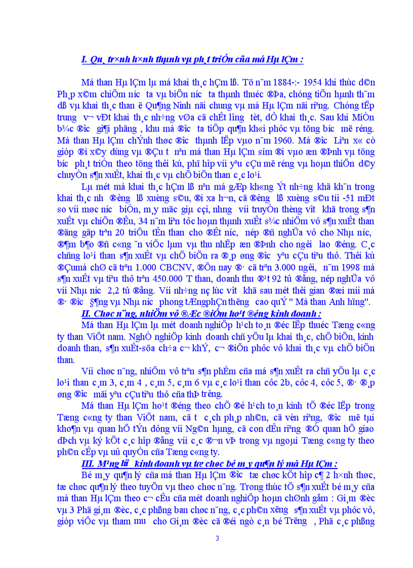 image for page Báo cáo thực tập tổng hợp của mỏ Hà lầm