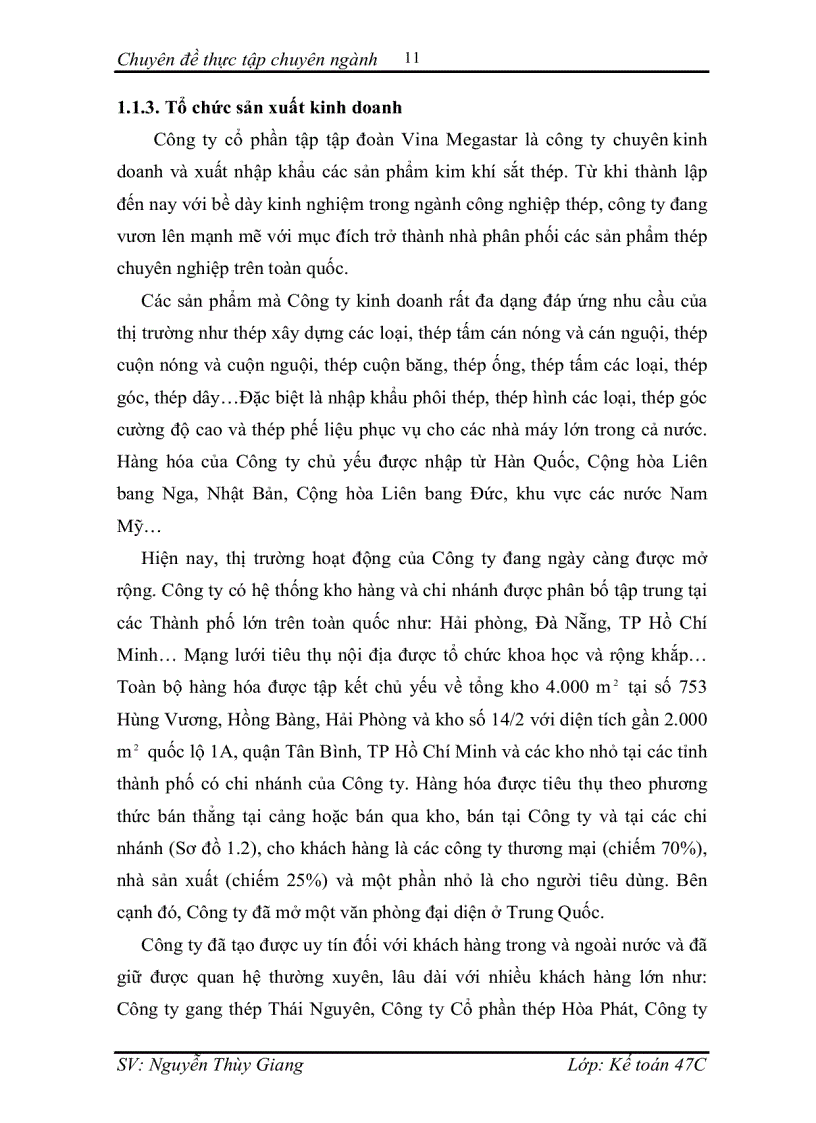 image for page Hoàn thiện kế toán tiêu thụ hàng hóa và xác định kết quả tiêu thụ hàng hóa tại Công ty cổ phần tập đoàn Vina Megastar