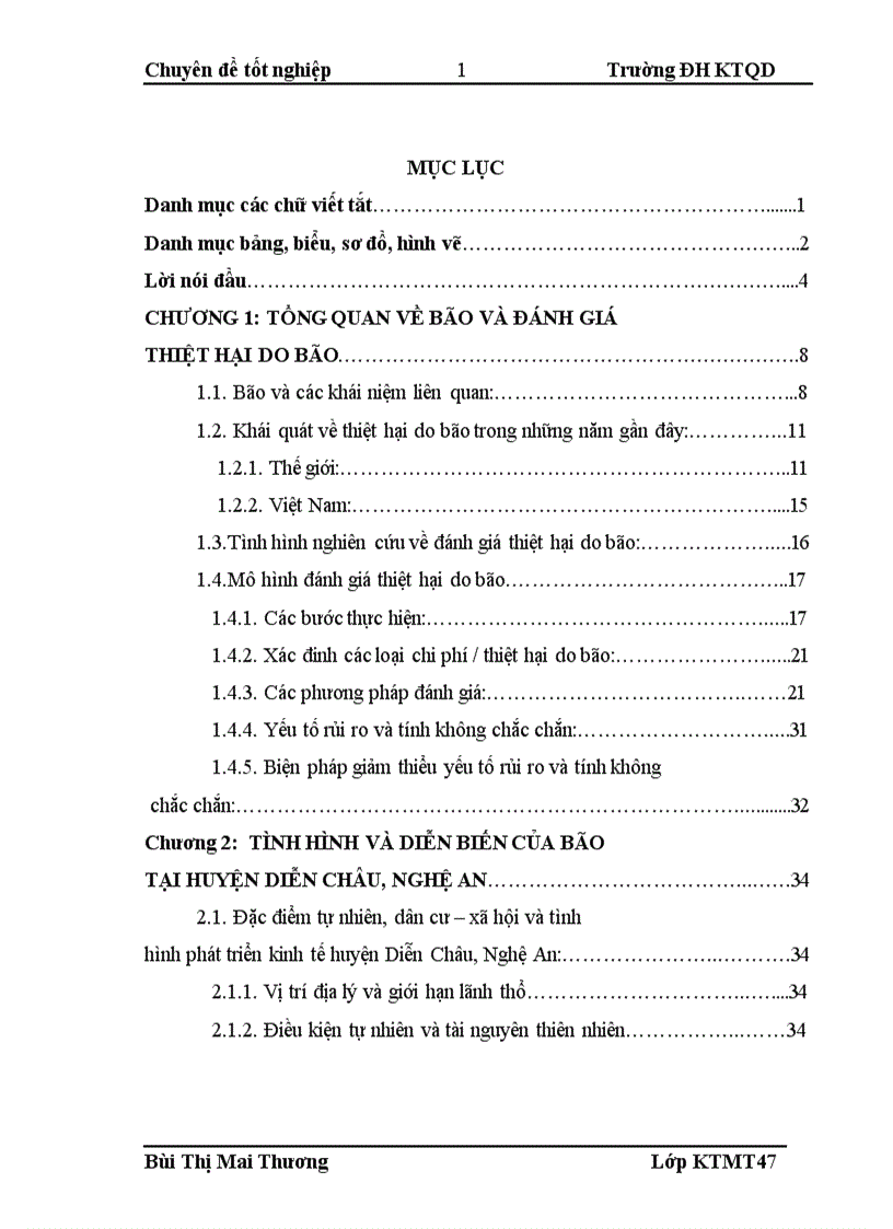 image for page Mô hình đánh giá thiệt hại kinh tế xã hội do bão và áp dụng cho trường hợp bão số 7 2008 tại huyện Diễn Châu Nghệ An