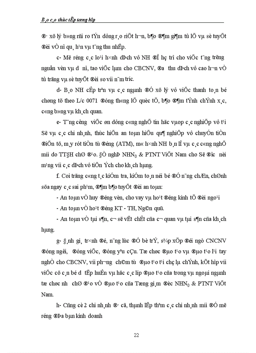 image for page Báo cáo thực tập tổng hợp của Sở giao dich 1 NHNN PTNT Việt Nam