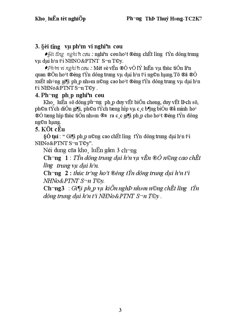 image for page Giải pháp nâng cao chất lượng tín dụng trung và dài hạn tại NHNo PTNT Sơn Tây