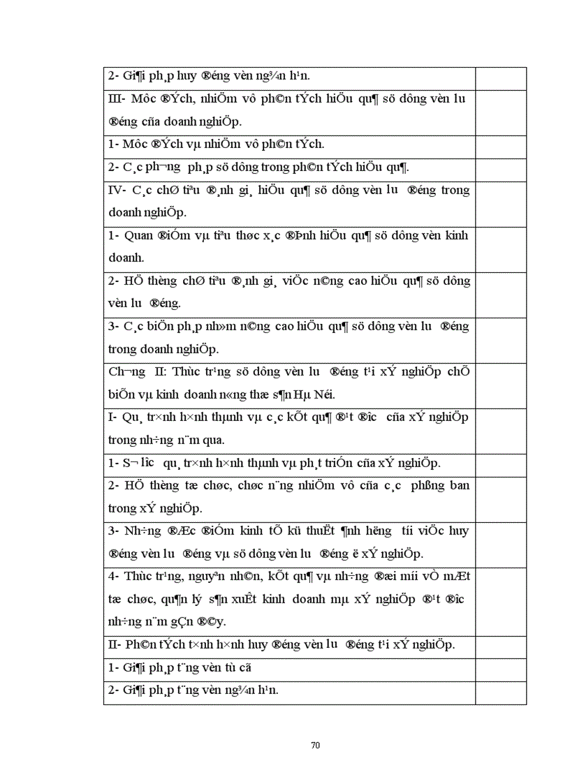 image for page Vốn lưu động và các biện pháp nâng cao hiệu quả sử dụng vốn lưu động tại Xí nghiệp Chế biến và Kinh doanh Nông thổ sản Hà Nội