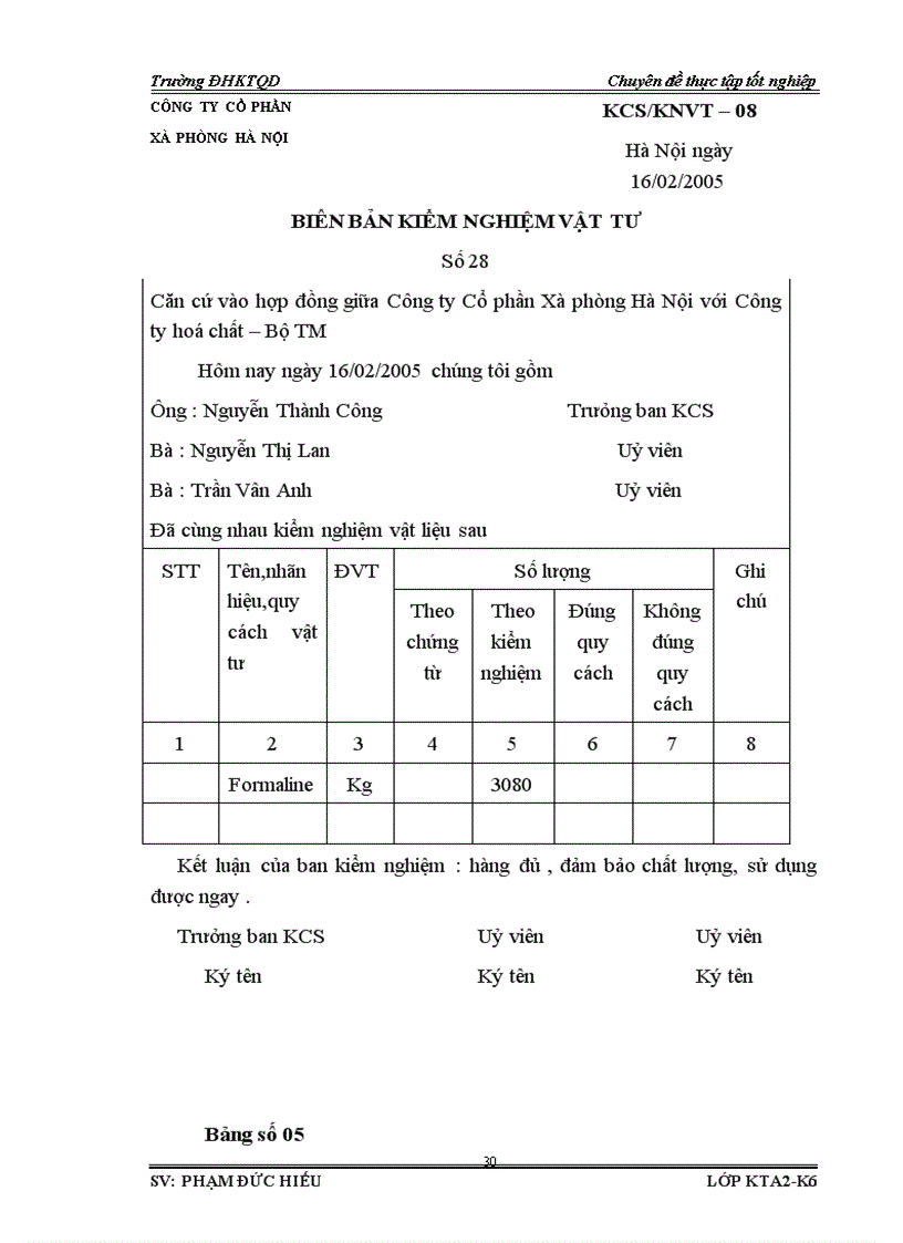 image for page Hoàn thiện công tác kế toán NVL và CCDC với việc phân tích tình hình quản lý sử dụng NVL CCDC tại công ty Cổ phần Xà phòng Hà Nội 1