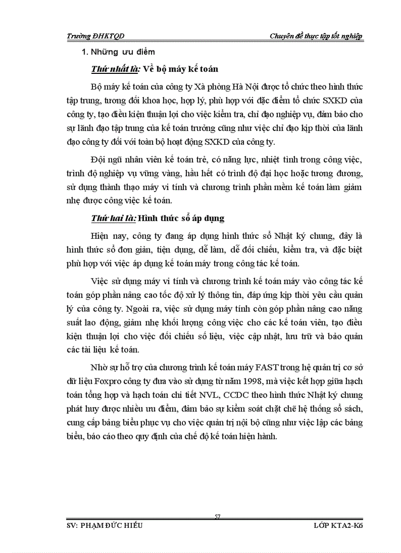 image for page Hoàn thiện công tác kế toán NVL và CCDC với việc phân tích tình hình quản lý sử dụng NVL CCDC tại công ty Cổ phần Xà phòng Hà Nội 1