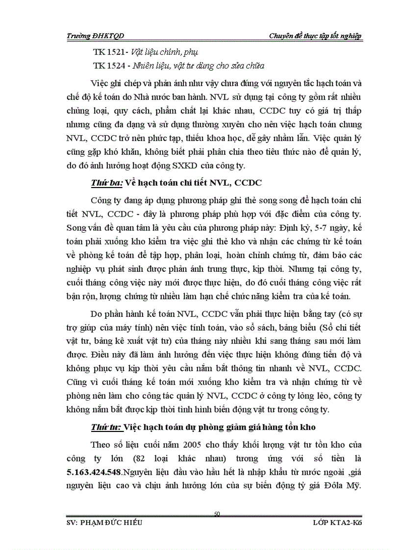image for page Hoàn thiện công tác kế toán NVL và CCDC với việc phân tích tình hình quản lý sử dụng NVL CCDC tại công ty Cổ phần Xà phòng Hà Nội 1