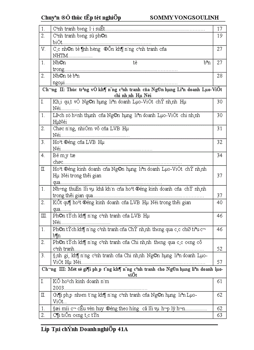 image for page Các giải pháp nhằm tăng khả năng cạnh tranh cho Ngân hàng liên doanh Lào Việt chi nhánh Hà Nội