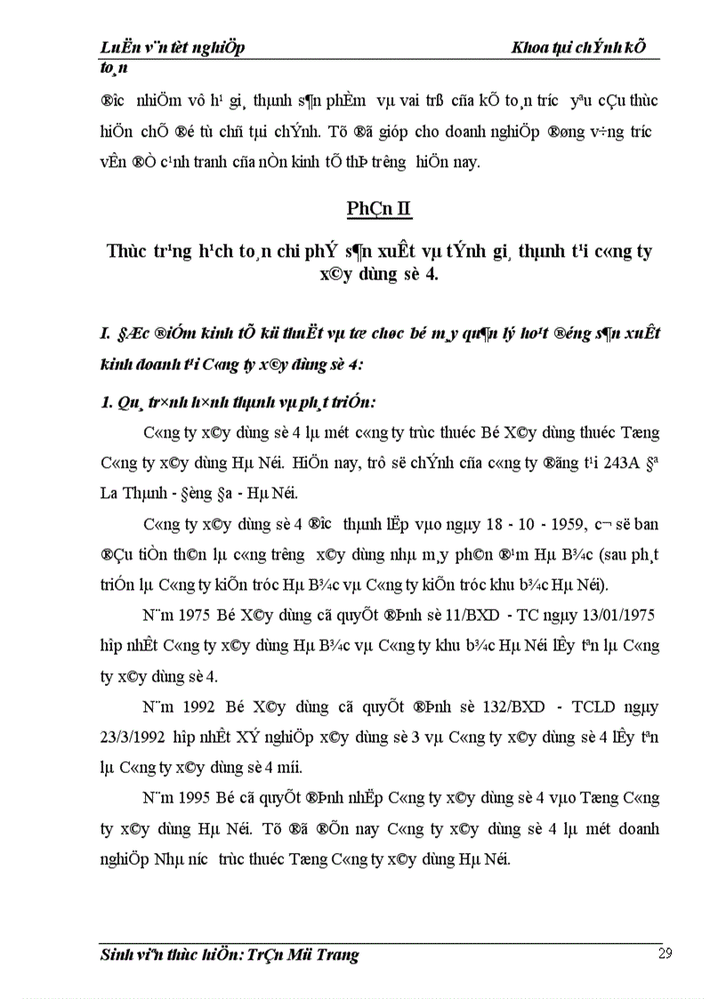 image for page Hạch toán chi phí sản xuất và tính giá thành sản phẩm tại Công ty Xây dựng số 4 1