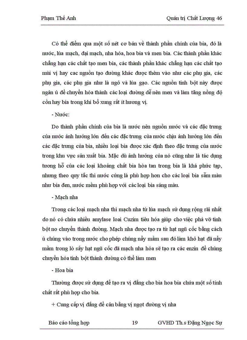 image for page Nâng cao chất lượng quy trình sản xuất bia hơi ở công ty bia VIệt Hà 1