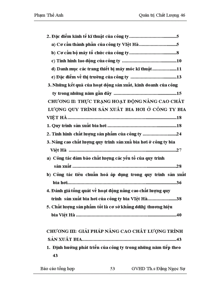 image for page Nâng cao chất lượng quy trình sản xuất bia hơi ở công ty bia VIệt Hà 1