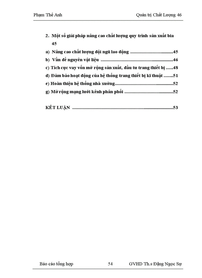 image for page Nâng cao chất lượng quy trình sản xuất bia hơi ở công ty bia VIệt Hà 1