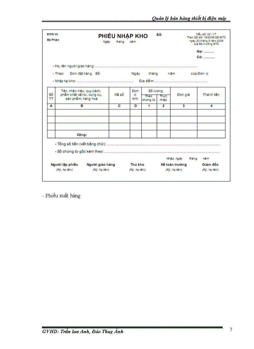 image for page Quản lý bán hàng thiết bị điện máy hà nội