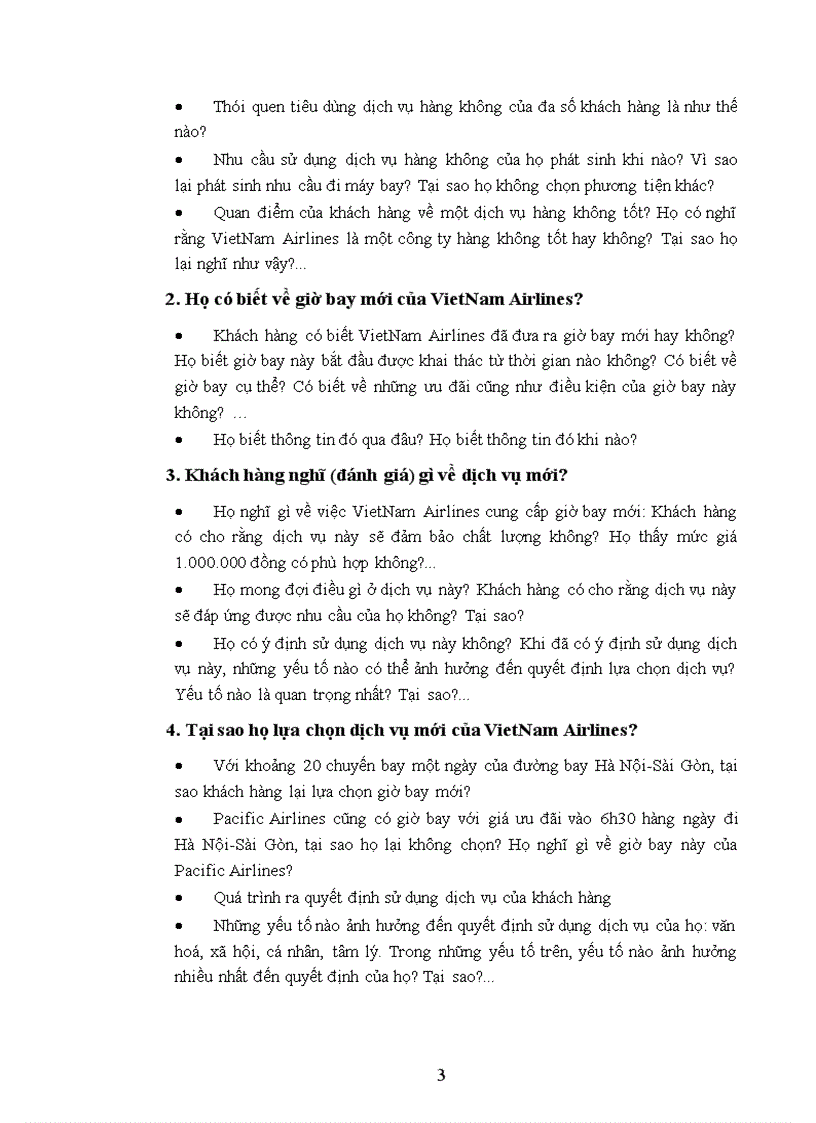 image for page Nghiên cứu thái độ của khách hàng đối với giờ bay mới của đường bay Hà Nội Tp Hồ Chí Minh do VietNam Airlines cung cấp