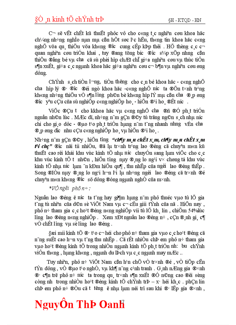 image for page Thực trạng đào tạo và sử dụng nguồn nhân lực ở nước ta trong quá trình công nghiệp hoá hiện đại hoá 1