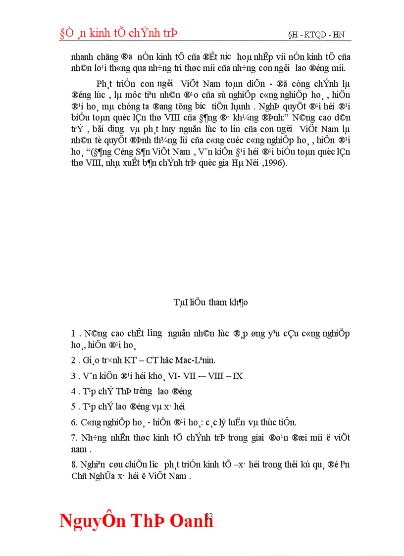 image for page Thực trạng đào tạo và sử dụng nguồn nhân lực ở nước ta trong quá trình công nghiệp hoá hiện đại hoá 1