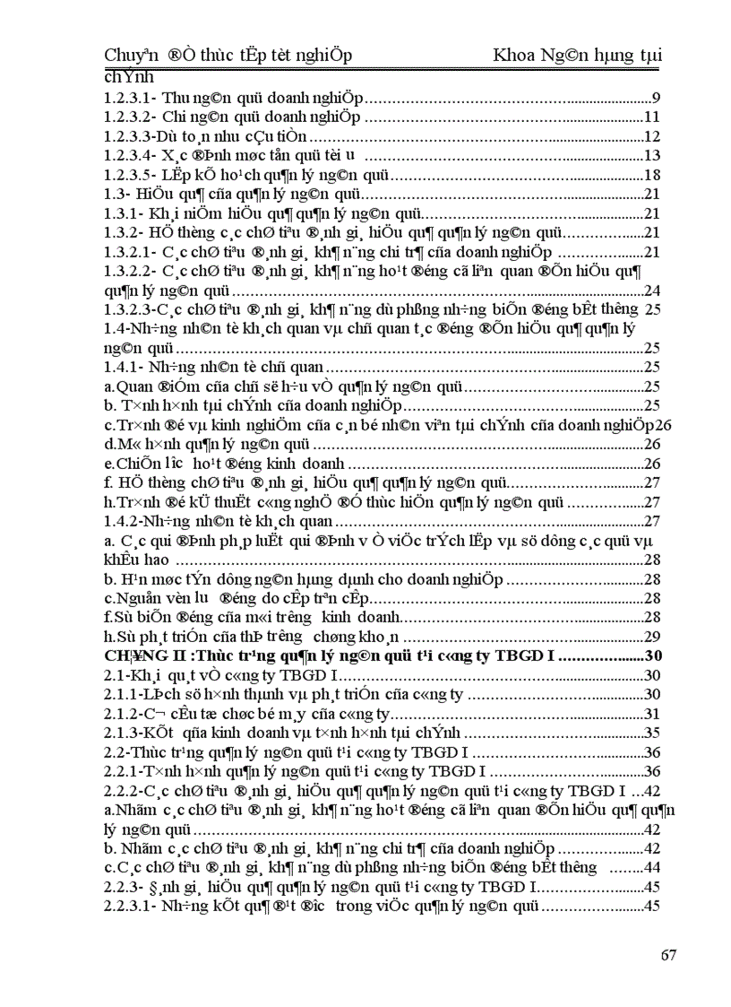 image for page Quản Lý Ngân Quỹ Tại Công TY TBGDI 1