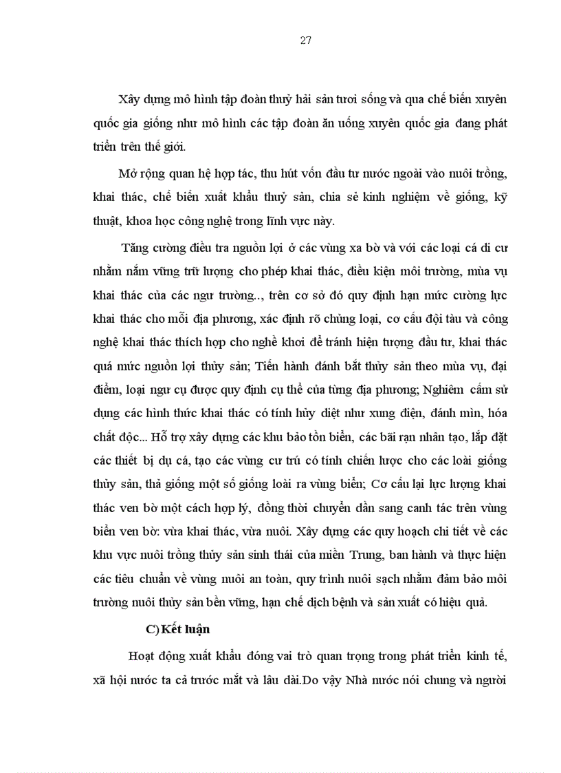 image for page Phương hướng và giải pháp thúc đẩy phát triển xuất khẩu thuỷ hải sản