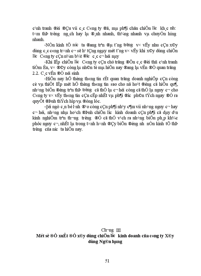image for page Phương hướng và giải pháp để xây dựng và hoàn thiện chiến lược kinh doanh ở Công ty xây dựng Ngân hàng 1
