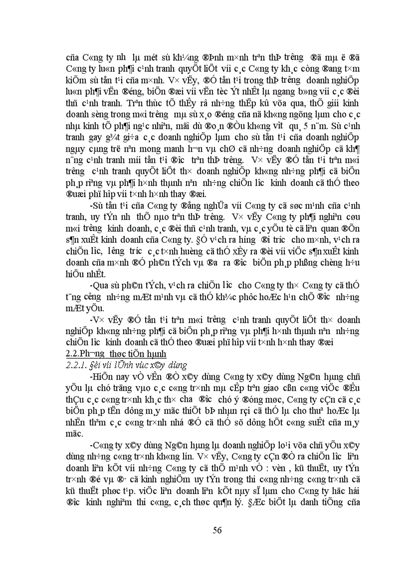 image for page Phương hướng và giải pháp để xây dựng và hoàn thiện chiến lược kinh doanh ở Công ty xây dựng Ngân hàng 1