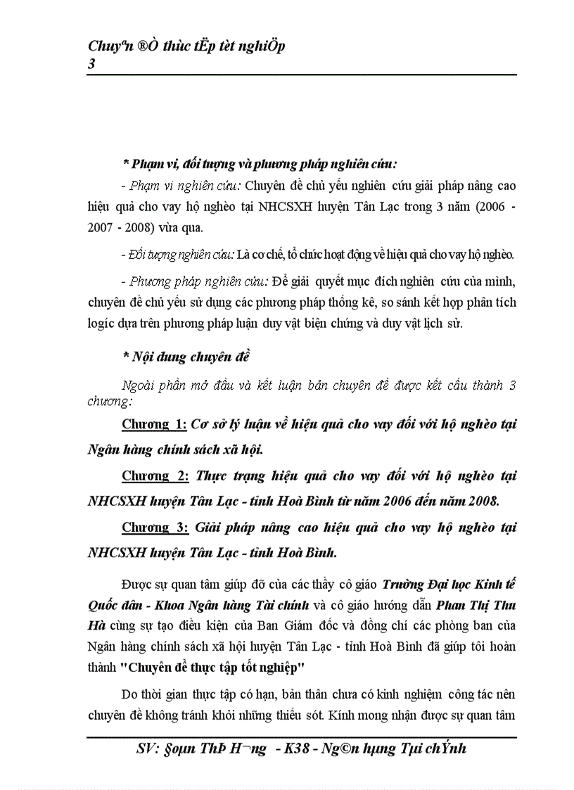 image for page Giải phỏp nâng cao hiệu quả cho vay hộ nghốo tại Ngõn hàng chớnh sỏch xó hội huyện Tõn Lạc tỉnh Hoà Bỡnh